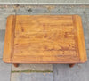 1970s Elm coffee table by Alain Gaubert