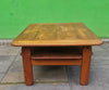 1970s Elm coffee table by Alain Gaubert
