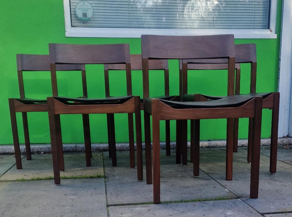 1960s 6x  French dining chairs