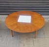 1960s round coffee table by Lane