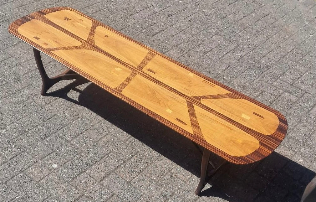 Long Tom' Marquetry Coffee Table by Everest for Heals
