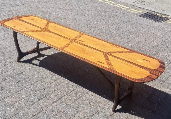 'Long Tom' Marquetry Coffee Table by Everest for Heals