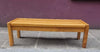 Maison Regain, elm coffee table, 1980s.