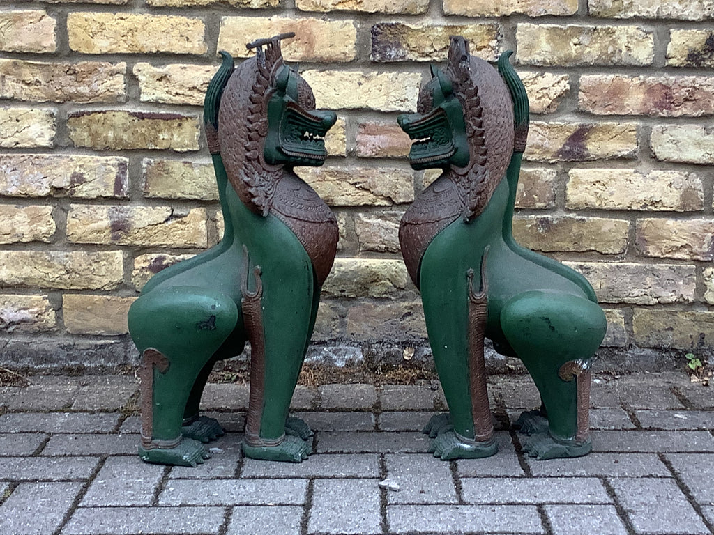 Vintage pair of Foo dogs