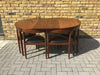 1960’s Danish table and chairs by Hans Olsen SOLD