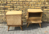 1950’s French bedside cabinets.   SOLD