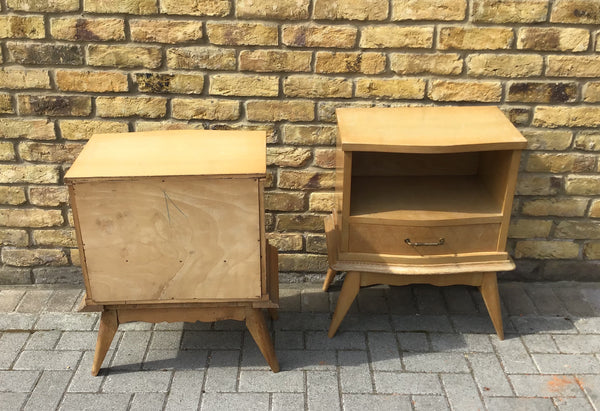 1950’s French bedside cabinets
