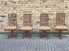 A set of 4 Macintosh dinning chairs