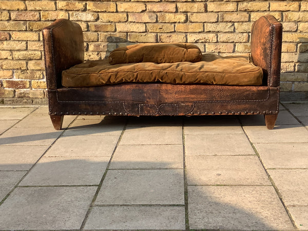 1930’s French Leather Daybed