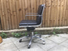 Vintage black leather office chair SOLD