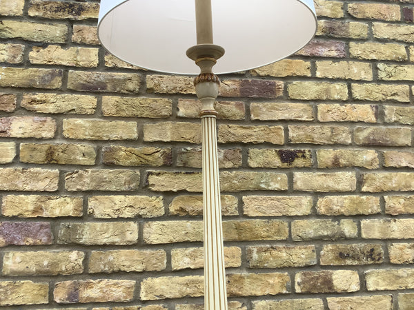 Rocco gilded Italian floor lamp