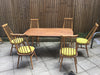 1960’s Ercol dinning table 6 chair SOLD