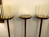 1950’s oak church candle holder stands SOLD