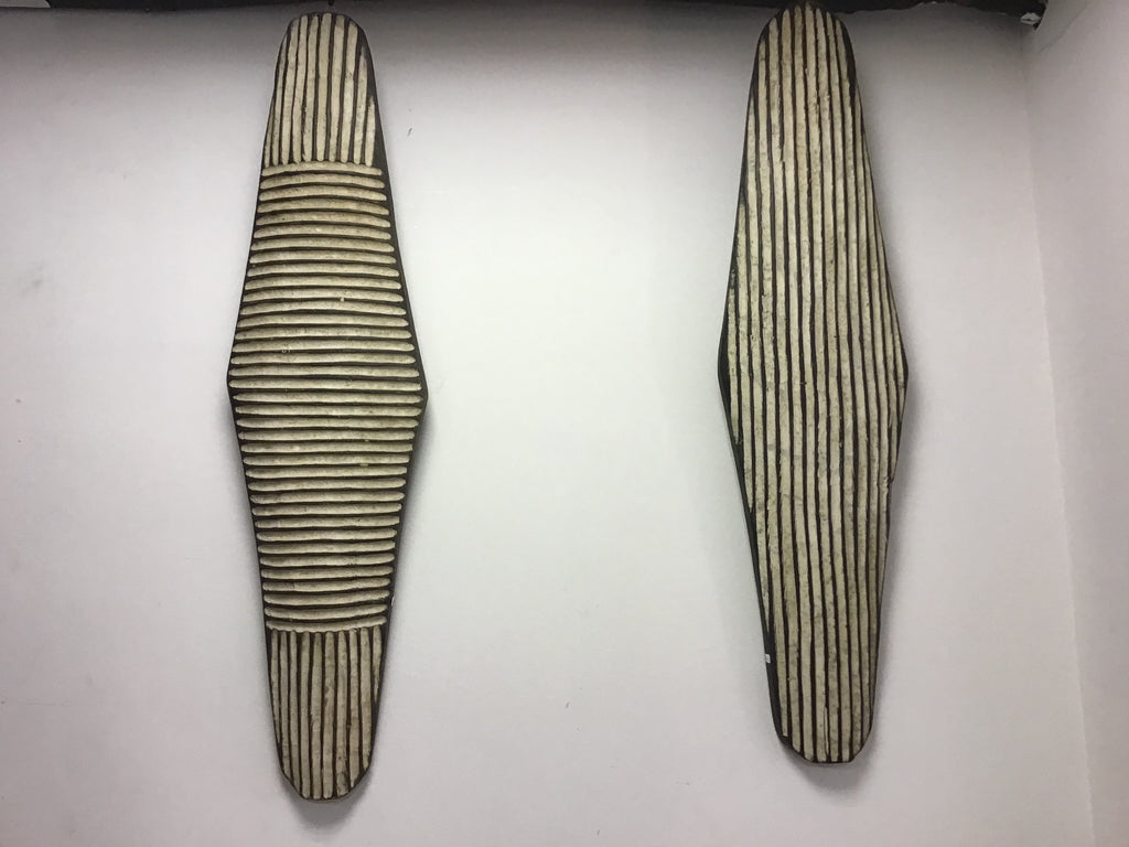 A pair of Vintage Zulu shields SOLD