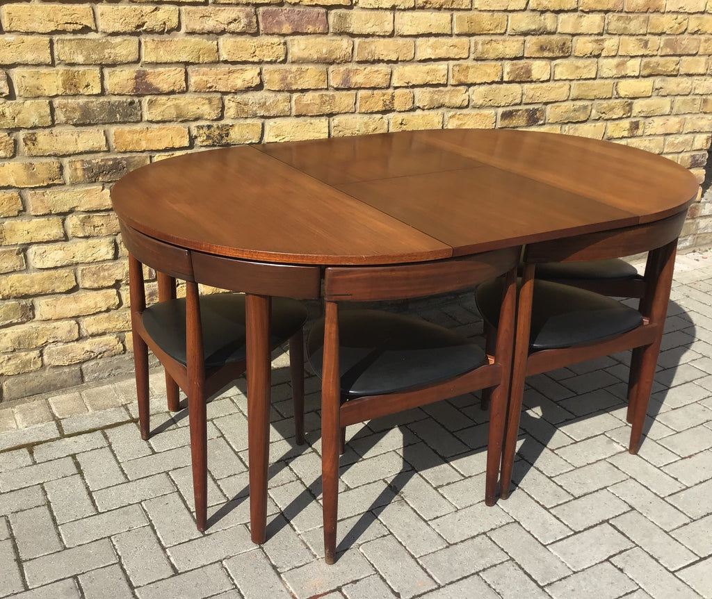 1960’s Danish table and chairs by Hans Olsen SOLD