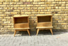 1950’s French bedside cabinets.   SOLD