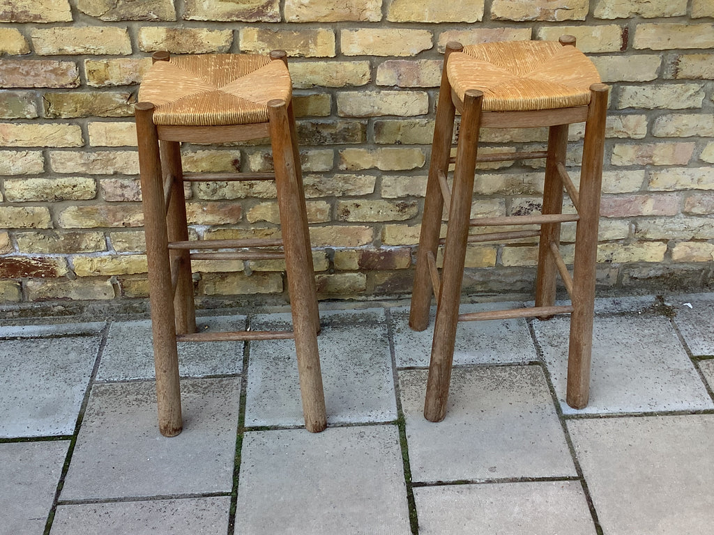 A pair of 1960’s French organic Breakfast stools