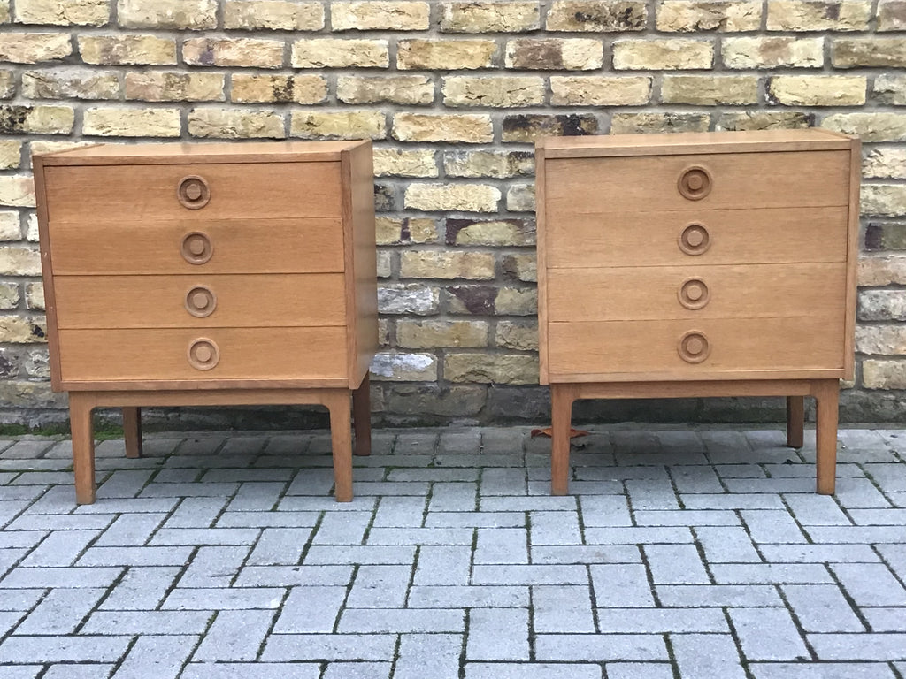 A pair of 1960’s Danish chest of draws in the style of Borge Mogensen. SOLD