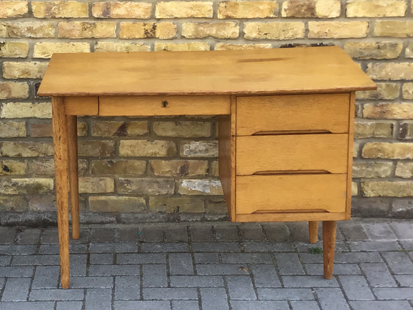 1960’s Danish oak desk. SOLD
