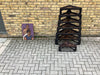 Set of 7 Japanese Lacquered Stacking Tables 19th Century.