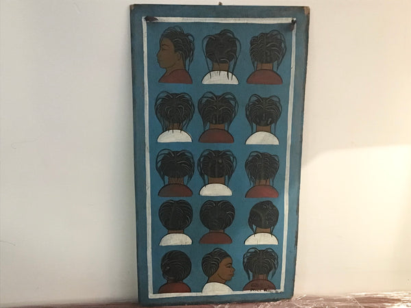Vintage African hairdresser’s sign