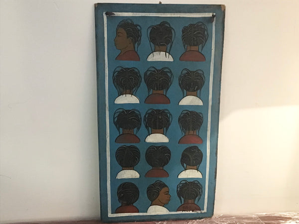 Vintage African hairdresser’s sign