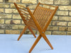 Danish Midcentury Folding Magazine Rack by Cees Braakman for Pastoe c.1950