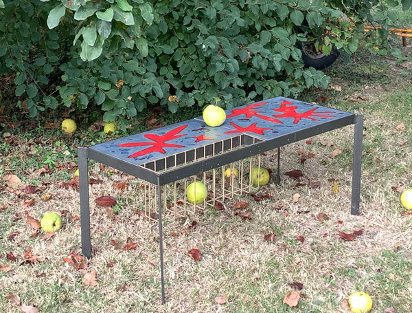 1970’s French tiled coffee table