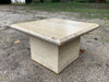 1970s  TRAVERTINE COFFEE TABLE ITALIAN