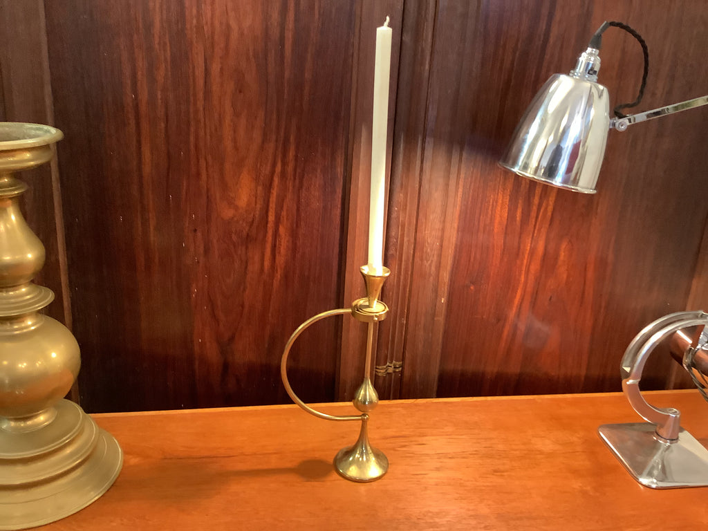 1970’s Freddie Andersen Brass Candleholder