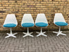 Set of 4 white Arkana 103 chairs