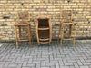 SOLD. 1950’s Italian Bamboo bar set by Bonacina