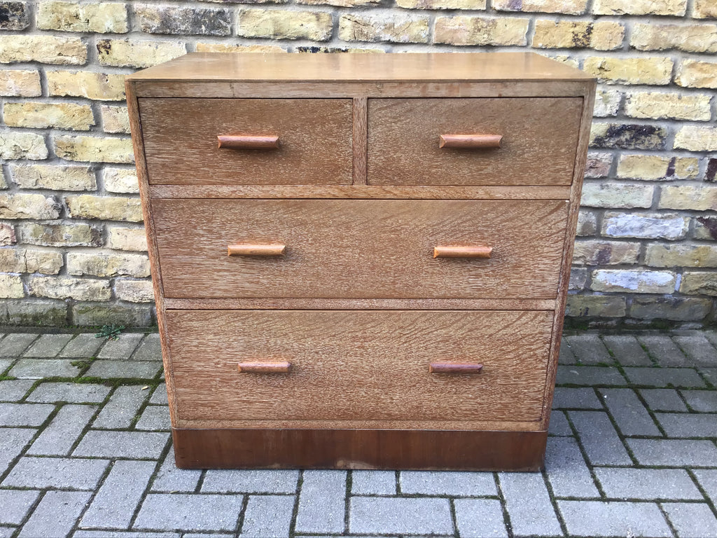 1930’s Heal style oak  chest of draws. SOLD