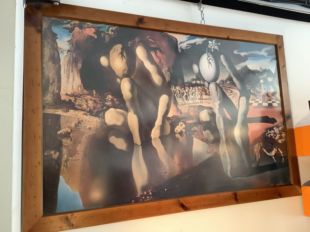 print Métamorphose de Narcisse (Metamorphosis of Narcissus) framed