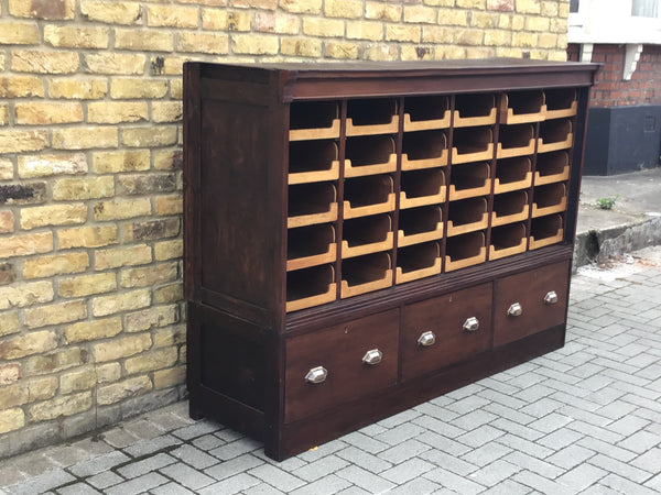 1930’s haberdashery cabinet    SOLD