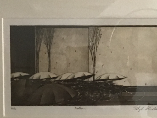 Kuroda Shigeki Etching 1988 Autumn