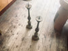 Vintage brass pair of candle sticks