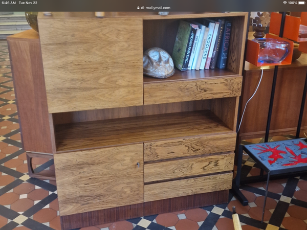 1960’s Rosewood cabinet Georg Satink for WK Mobel, Germany.