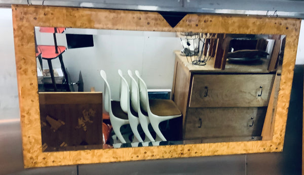Vintage walnut mirror.  SOLD