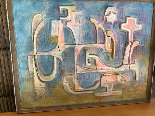 1970’s abstract art. SOLD