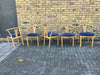 4x Danish dinning chairs/K.Hoffer Larsen dinning/vintage chairs. SOLD
