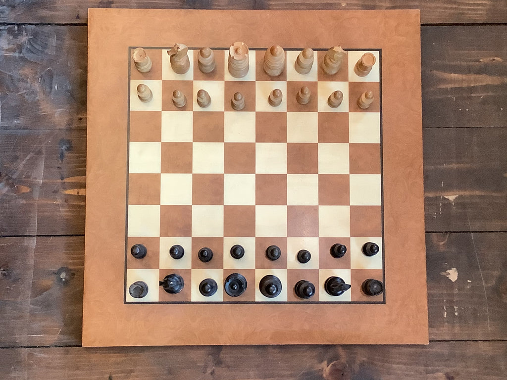 Vintage chess set.  SOLD