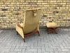 Danish Teak  Recliner armchair  & Ottoman