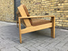 1960’s Asko 3 seater sofa 'Bonanza' 3 seater sofa in solid oak by Esko Pajamies for Asko, Finland 1960s