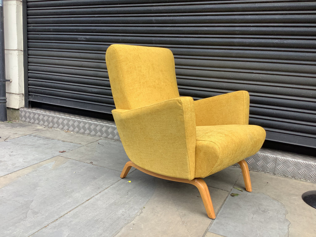 1960’s reupholstered armchair