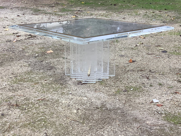 1970’s Perpex coffee table