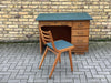 1950s French wooden desk