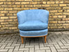 1940’s French reupholstered armchair SOLD