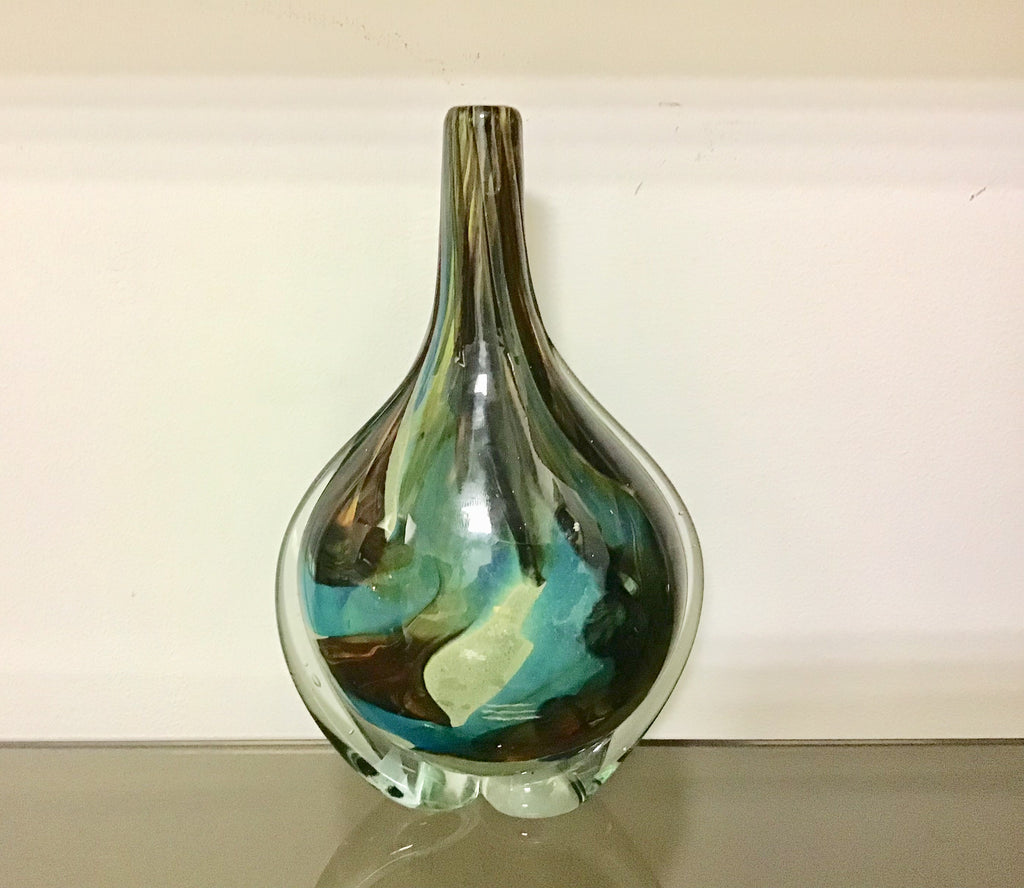 Mdina glass vase by Michael Harris SOLD