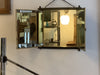 A French aesthetic movement triple dressing mirror